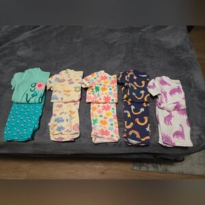 Toddler 4T Pajamas - short sleeve/shorts (All for $25)